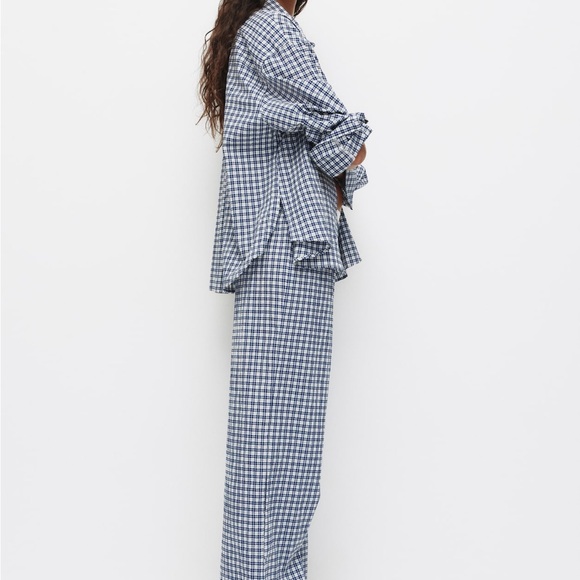 H&M COTTON SEERSUCKER PAJAMAS - Picture 3 of 6